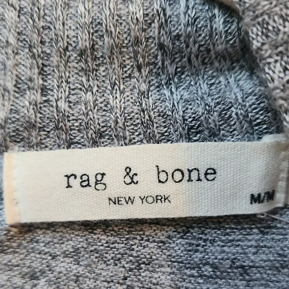 Rag & Bone button back sweater M luxe fall winter warm - Picture 5 of 7